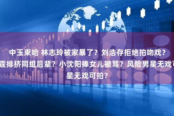 中玉束哈 林志玲被家暴了？刘浩存拒绝拍吻戏？陈伟霆排挤同组后辈？小沈阳捧女儿被骂？风险男星无戏可拍？