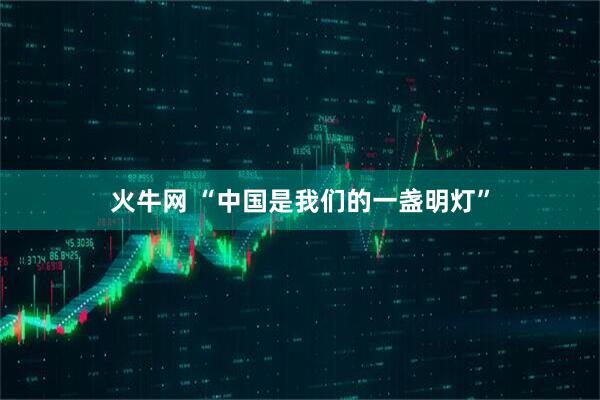 火牛网 “中国是我们的一盏明灯”