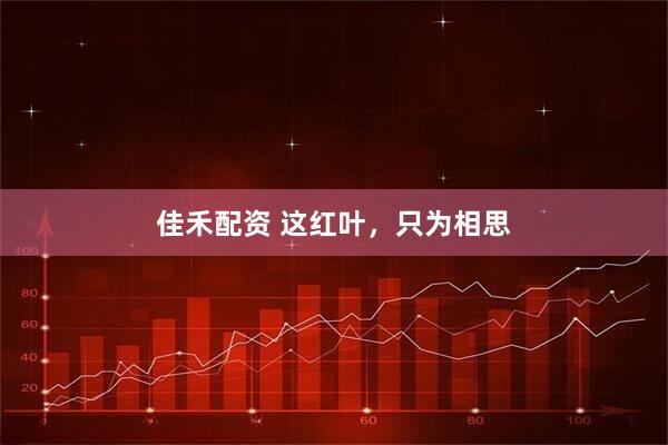 佳禾配资 这红叶，只为相思